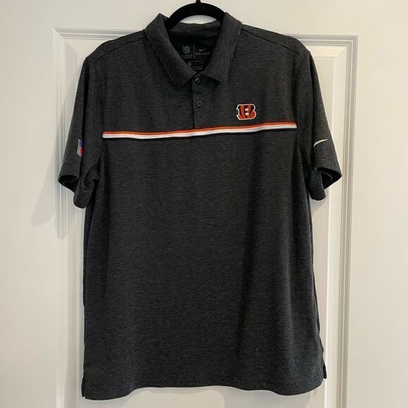 EUC Nike Dryfit Bengals Men’s Polo NFL “On Field Apparel” Sz. L - Picture 6 of 8